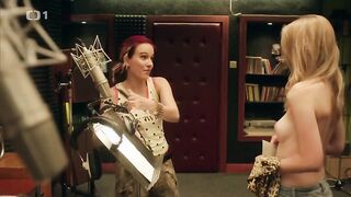 Anita Espandrova, Lucie Lipenska, Michaela Imramovska, Berenika Kohoutova, Magdalena Krupickova - Dabing street s01e03 (2018) Sexy of staging scene