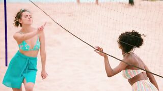 Chloe Bennet, Ashleigh Murray - Valley Girl (2020) Sexy movie scene