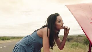 Christina Ochoa - Blood Drive s01e01 (2017) Hot movie video