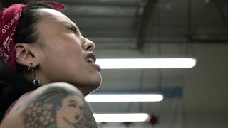 Levy Tran - Shameless s08e05 (2017) Naked of staging scene