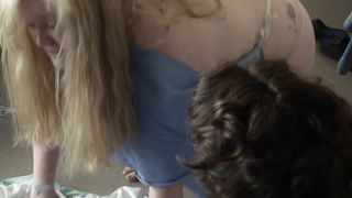 Marie-Eve Milot, Debbie Lynch-White - La femme nue (2015) Naked film scene