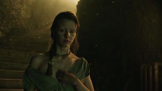 Mia Goth, Annette Lober - A Cure for Wellness (2016) Nude movie video