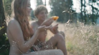 Milena Tscharntke, Matilda Merkel - Raus (2018) Hot movie scene