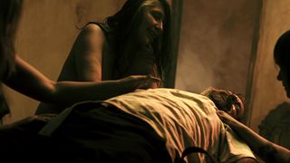 Molly Nikki Anderson, Mary Kathryn Bryant, Valerie Sharp, Andi Leah Powers - Hellraiser Judgment (2018) Sexy film scene