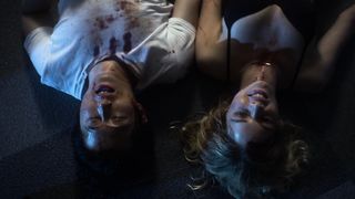 Samara Weaving - Mayhem (2017) Sexy movie scene