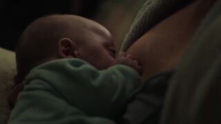 Charlize Theron - Tully (2018) Censored nude scene