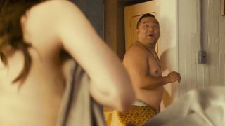 Emma Roberts - Little Italy (2018) Censored nude scene