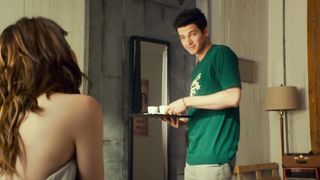 Emma Roberts - Little Italy (2018) Censored nude scene