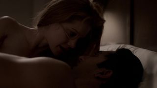 Gillian Alexy – The Americans s03e01 (2015) Censorship nude scene