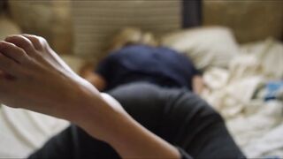 Jessica Rothe - Tater Tot _ Patton (2017) Censorship celebs scenes