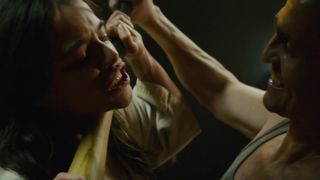 Michelle Rodriguez, Caitlin Gerard - The Assignment (2016) Censored naked video