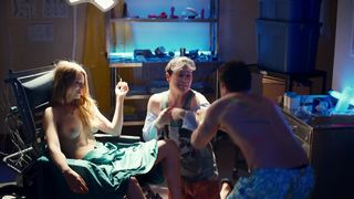 Katie Buitendyk, Jordan Kearns, and other - Total Frat Movie (2016) celeb topless scenes