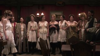 Dakota Fanning, Carla Juri, and other - Brimstone (2016) celebs naked