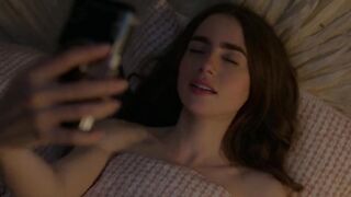 Lily Collins - Emily in Paris s01e01-10 (2020) celebrity hot movie scene