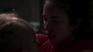 Margaret Qualley - Donnybrook (2018) sexy topless scenes