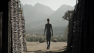 Amanda Collin - Raised by Wolves s01e04 (2020) sexy topless scenes