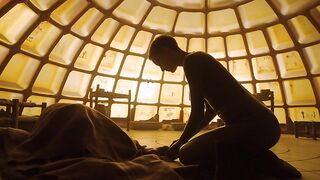 Amanda Collin - Raised by Wolves s01e04 (2020) sexy topless scenes