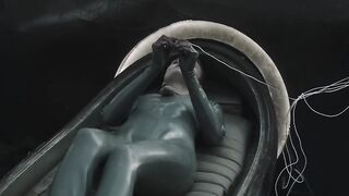 Amanda Collin - Raised by Wolves s01e04 (2020) sexy topless scenes