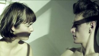 Olya Zueva, Melissa Saint-Amand - Trash Can on the Left (2015) celebrity hot scene