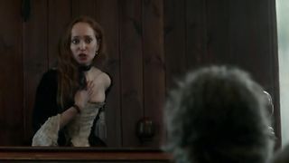 Lotte_Verbeek naked -_Outlander_s01e11 (2015) Topless Scene