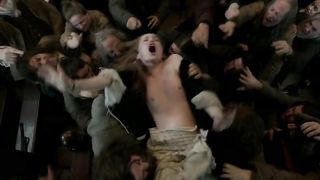 Lotte_Verbeek naked -_Outlander_s01e11 (2015) Topless Scene