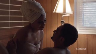 Evelyne Brochu, Claudia Ferri - La Marraine s01e03-04 (2014) celebrity nude videos